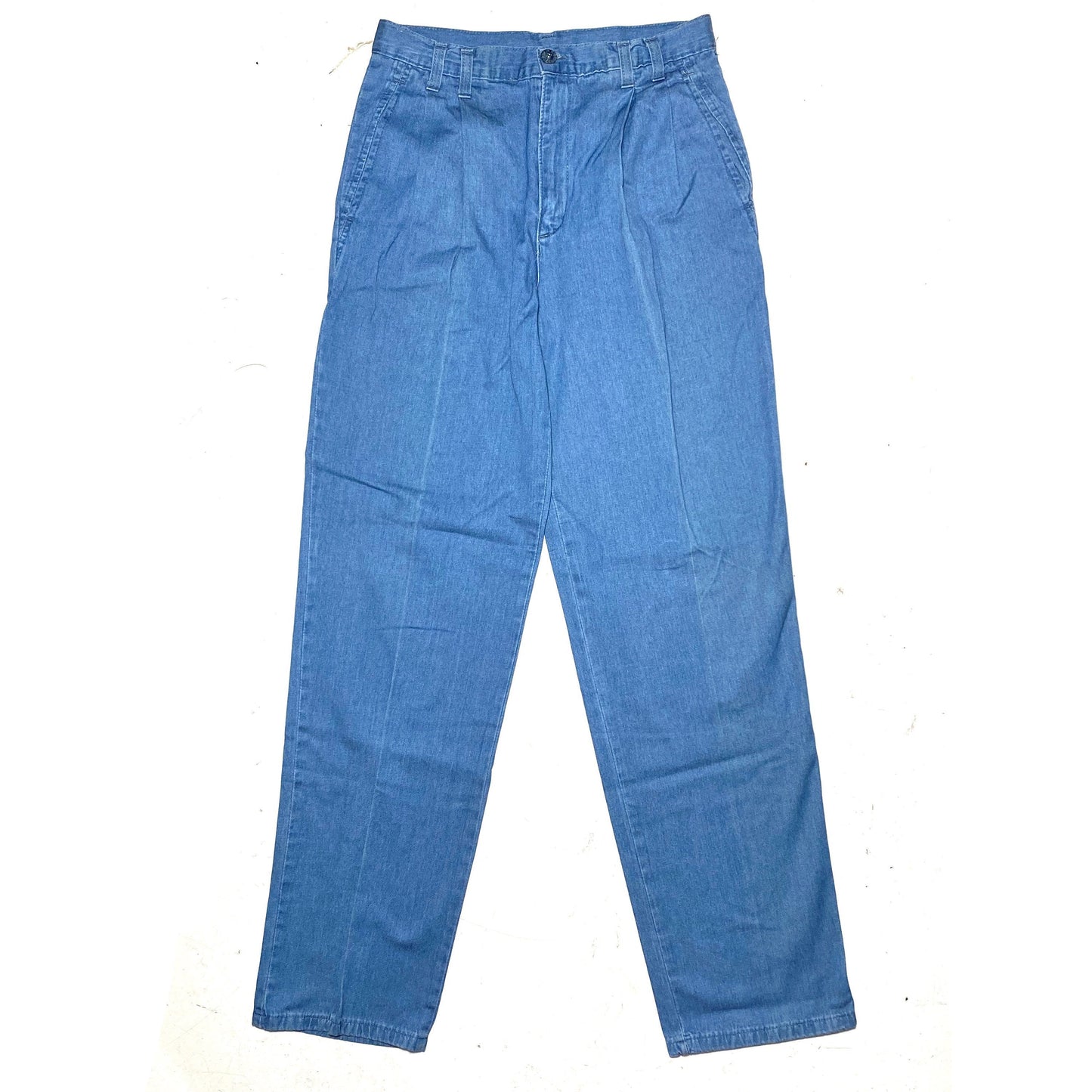 Roy Roger’s light blue denim trousers sz 44, new from deadstock 80s Italy