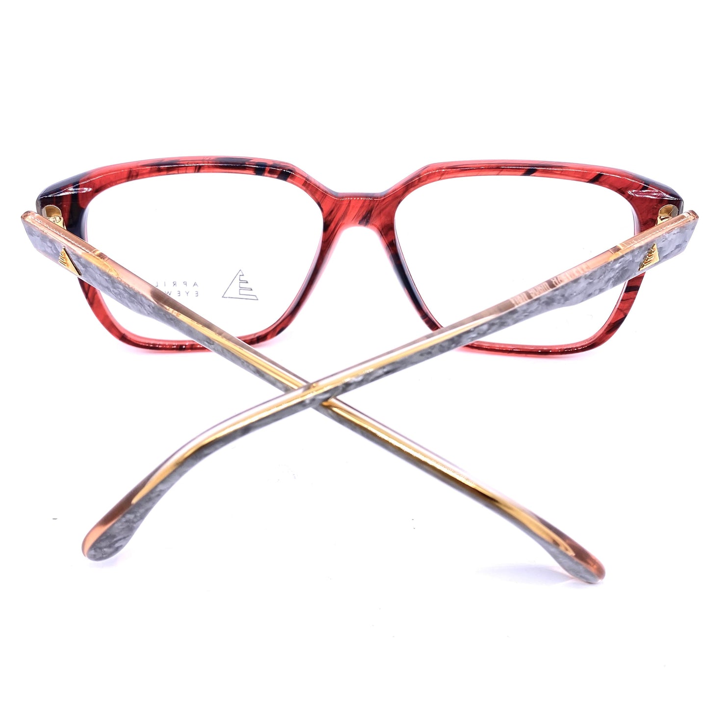 Aprilia thick square geeky eyeglasses hand made in Italy, 3 colorways