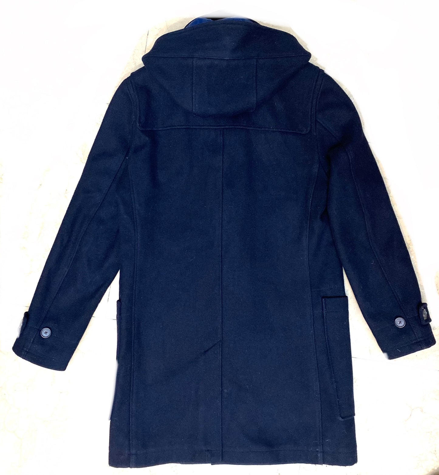 Tommy Hilfiger navy blue Montgomery hooded coat, 90s