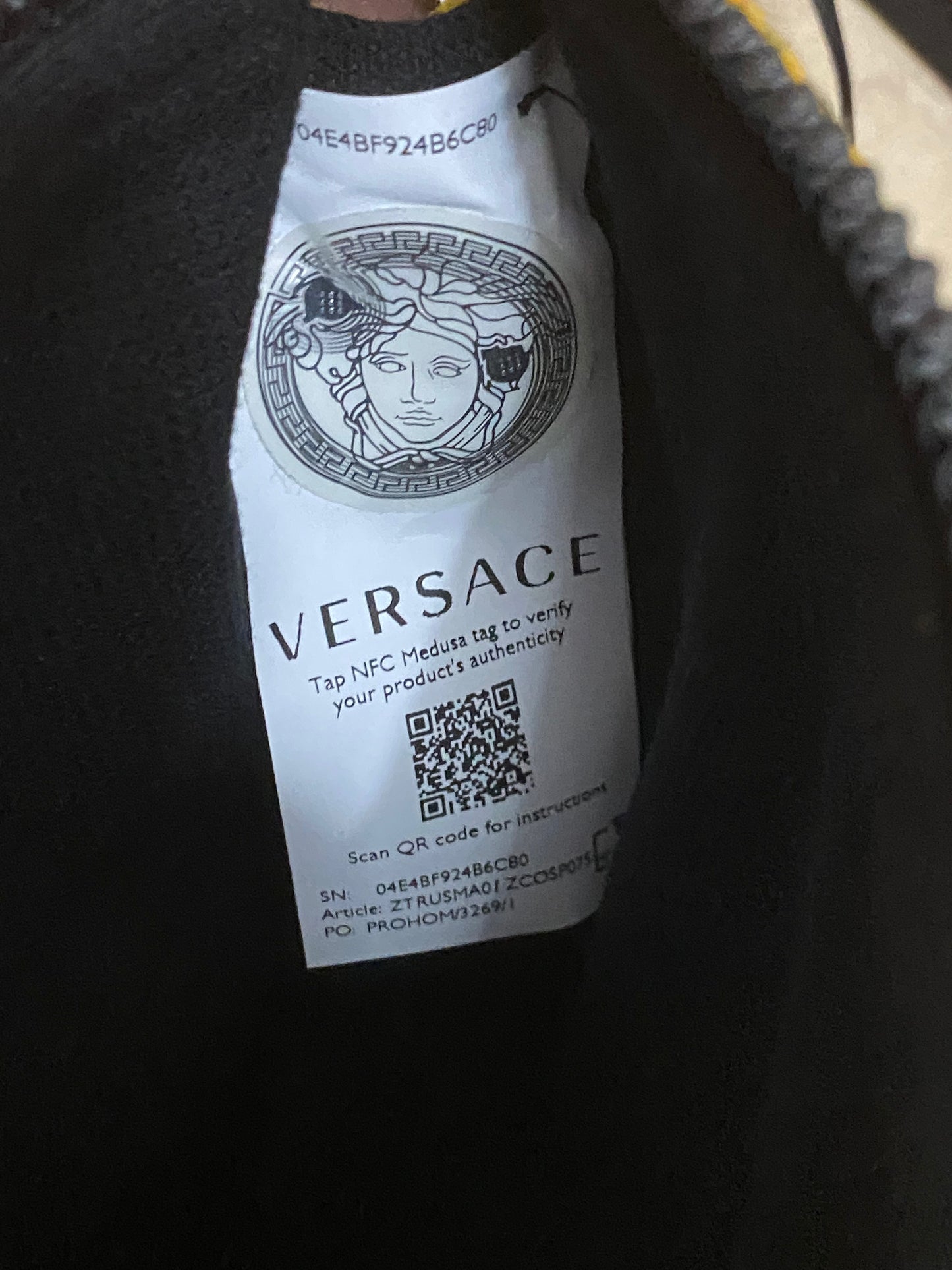 Versace Medusa Terry cloth vanity case 2 colors, BNWT