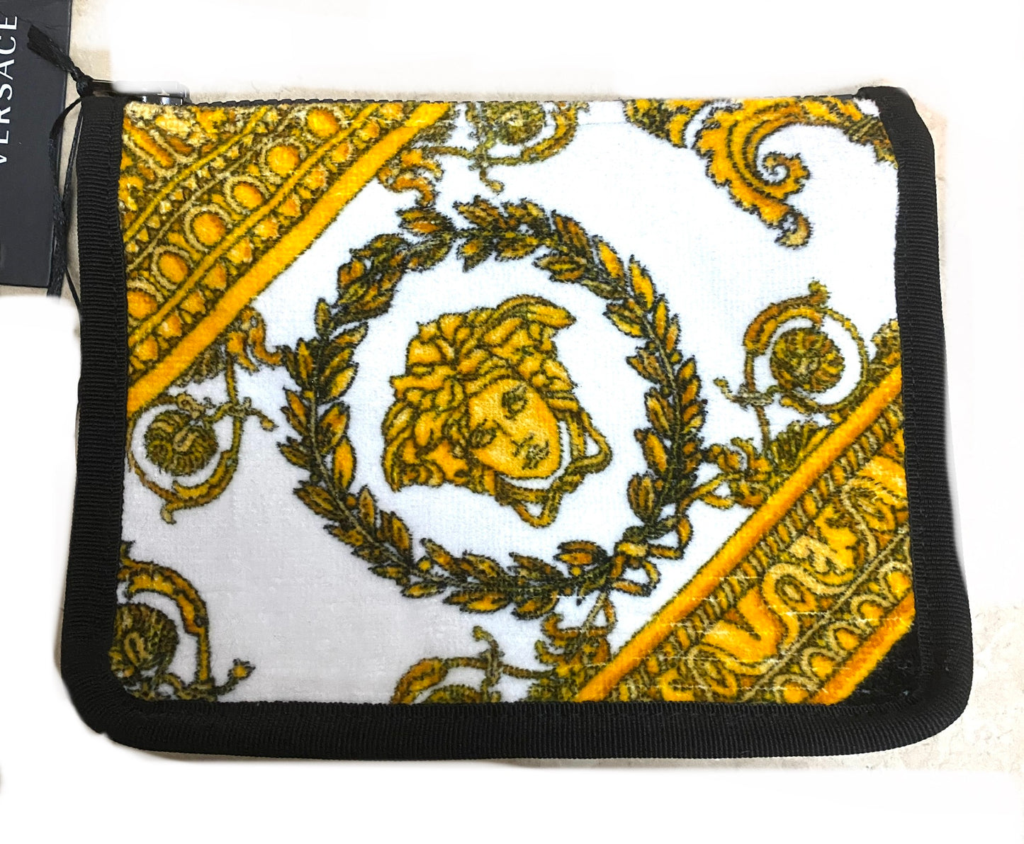 Versace Medusa Terry cloth vanity case 2 colors, BNWT