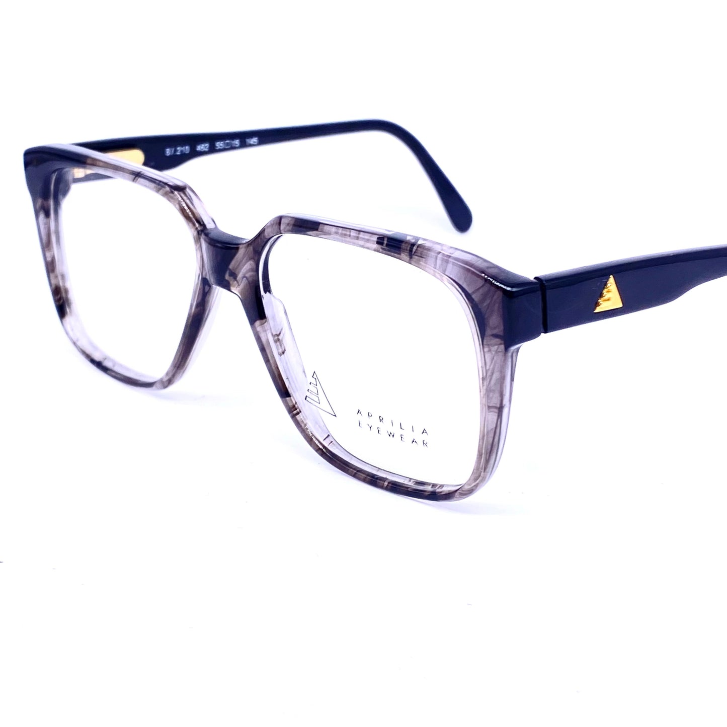 Aprilia thick square geeky eyeglasses hand made in Italy, 3 colorways