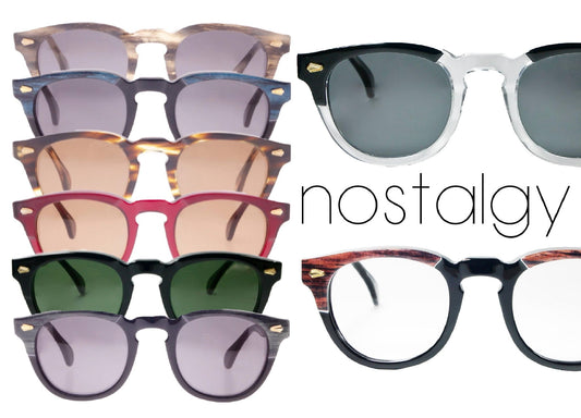 Nostalgy California 50s Dean/JFK style frames hand made in Italy