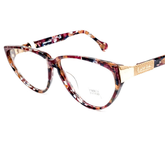 Enrico Coveri 102 310 multicolour cello cateye eyeglasses frames, 1990s NOS Italy